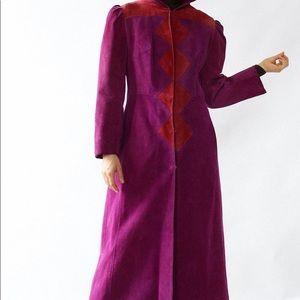 Irving Posluns Hooded Suede Coat XS - Vintage